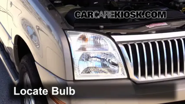 2005 Mercury Mountaineer Premier 4.6L V8 Luces Luz de giro delantera (reemplazar foco)